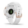 Garmin Venu 2S, Oro rosa y Correa blanca